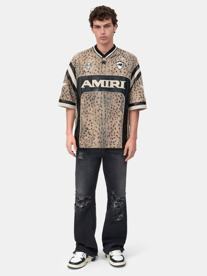 Amiri Sport Leather Jersey - Dark Brown | Amiri Special Offer