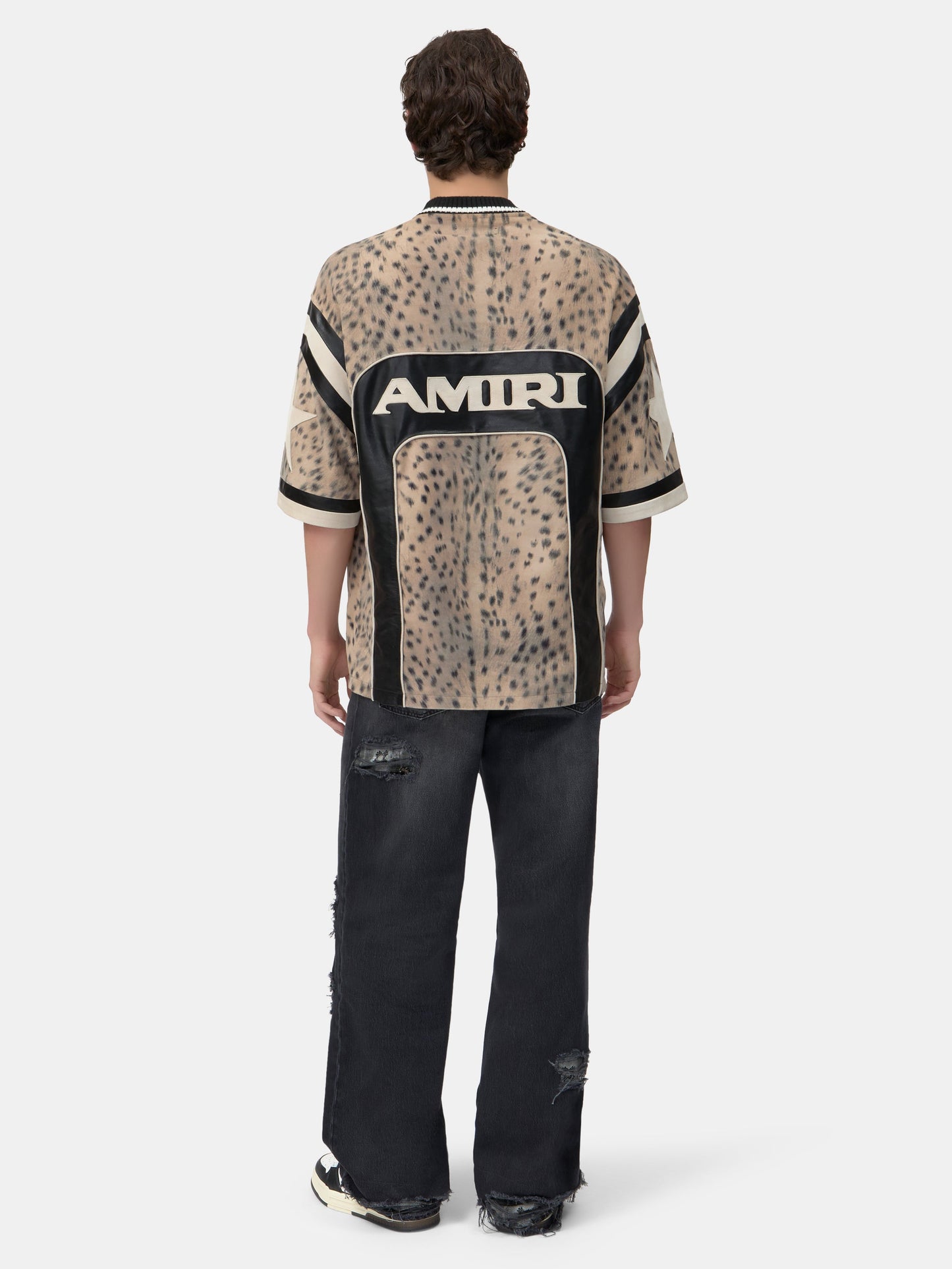 Amiri Sport Leather Jersey - Dark Brown | Amiri Special Offer