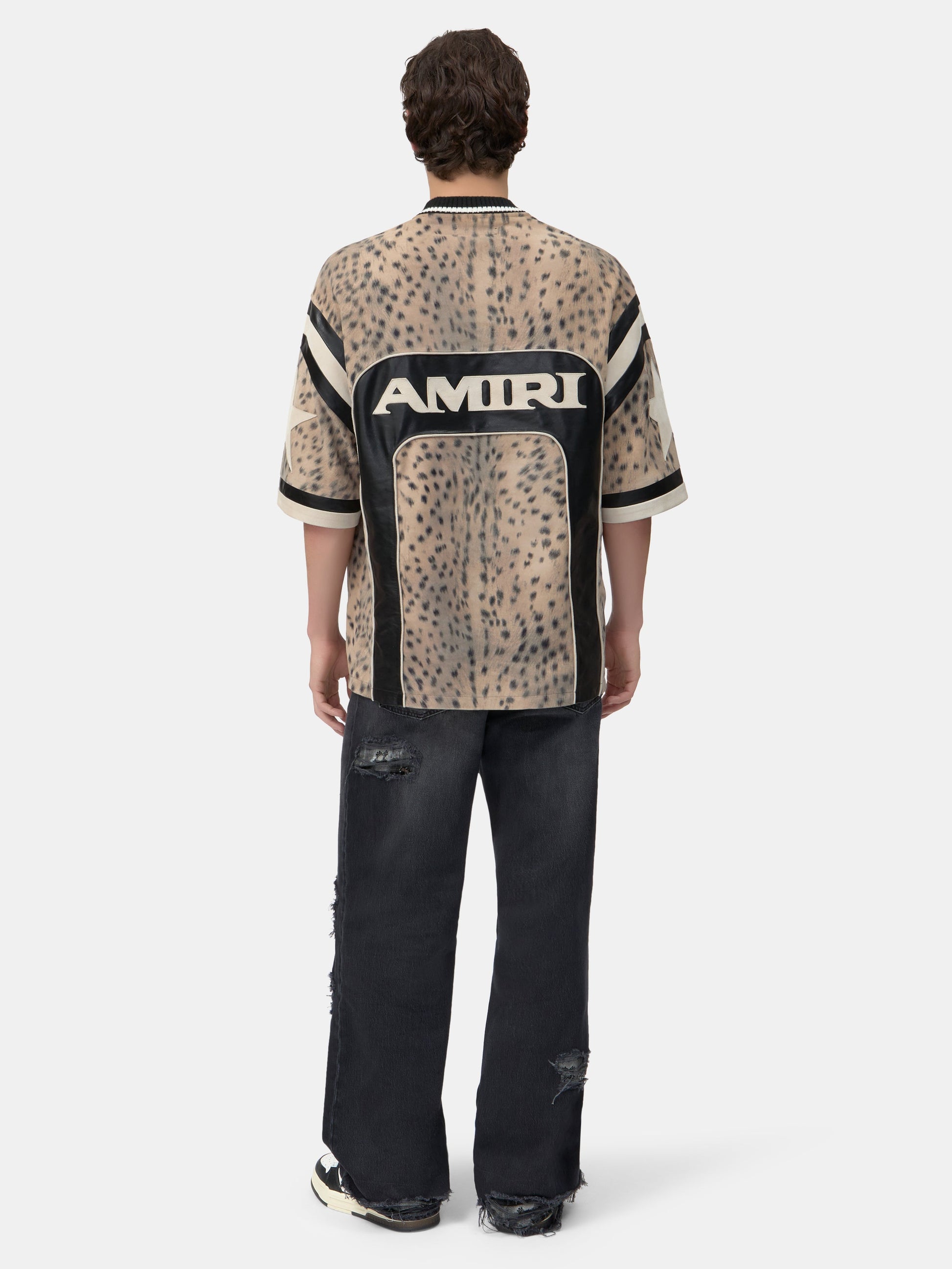 Amiri Sport Leather Jersey - Dark Brown | Amiri Special Offer