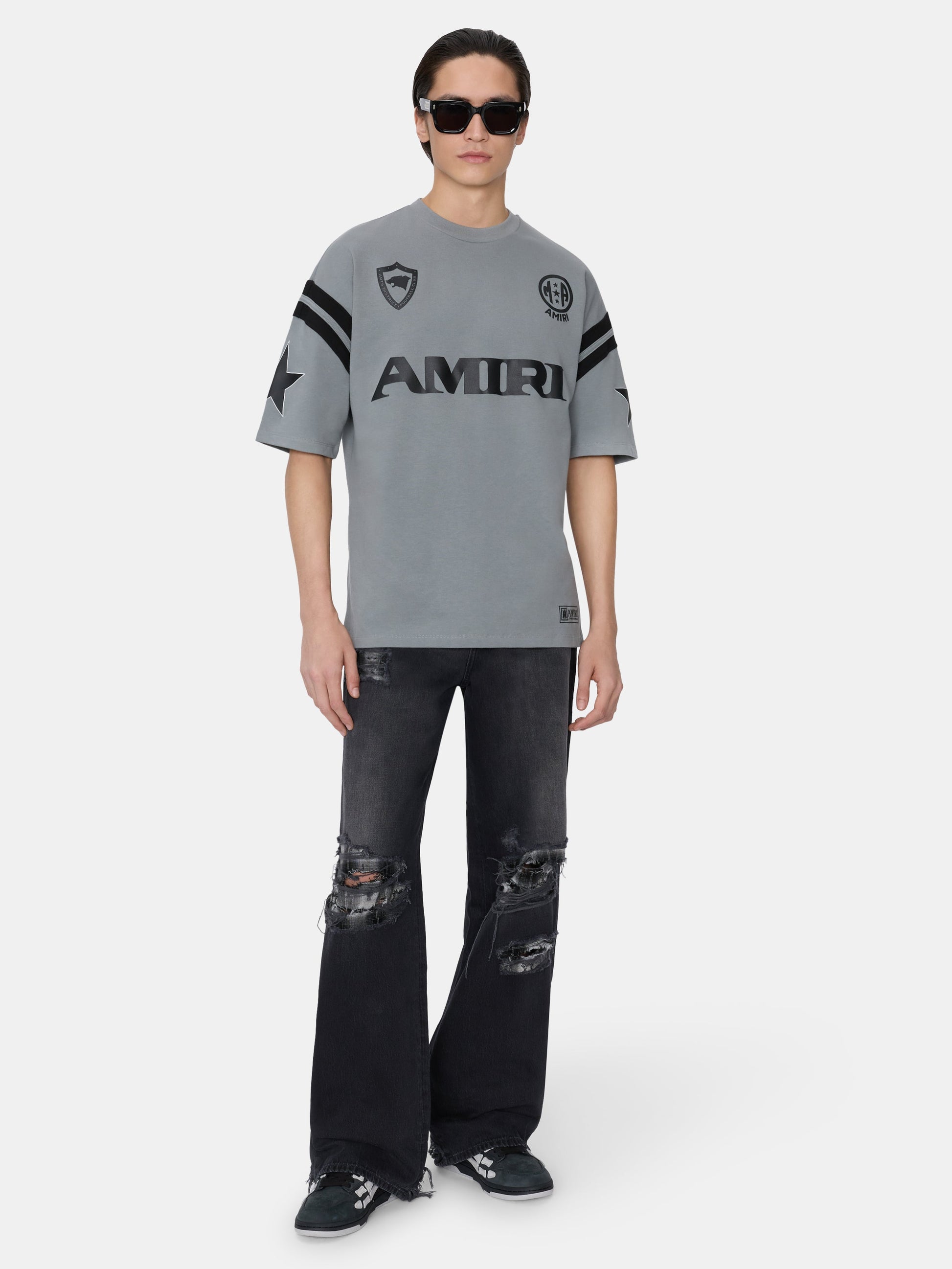 Skate Tee Amiri Sport Oversized Tee - Stone | Amiri Popular Choice