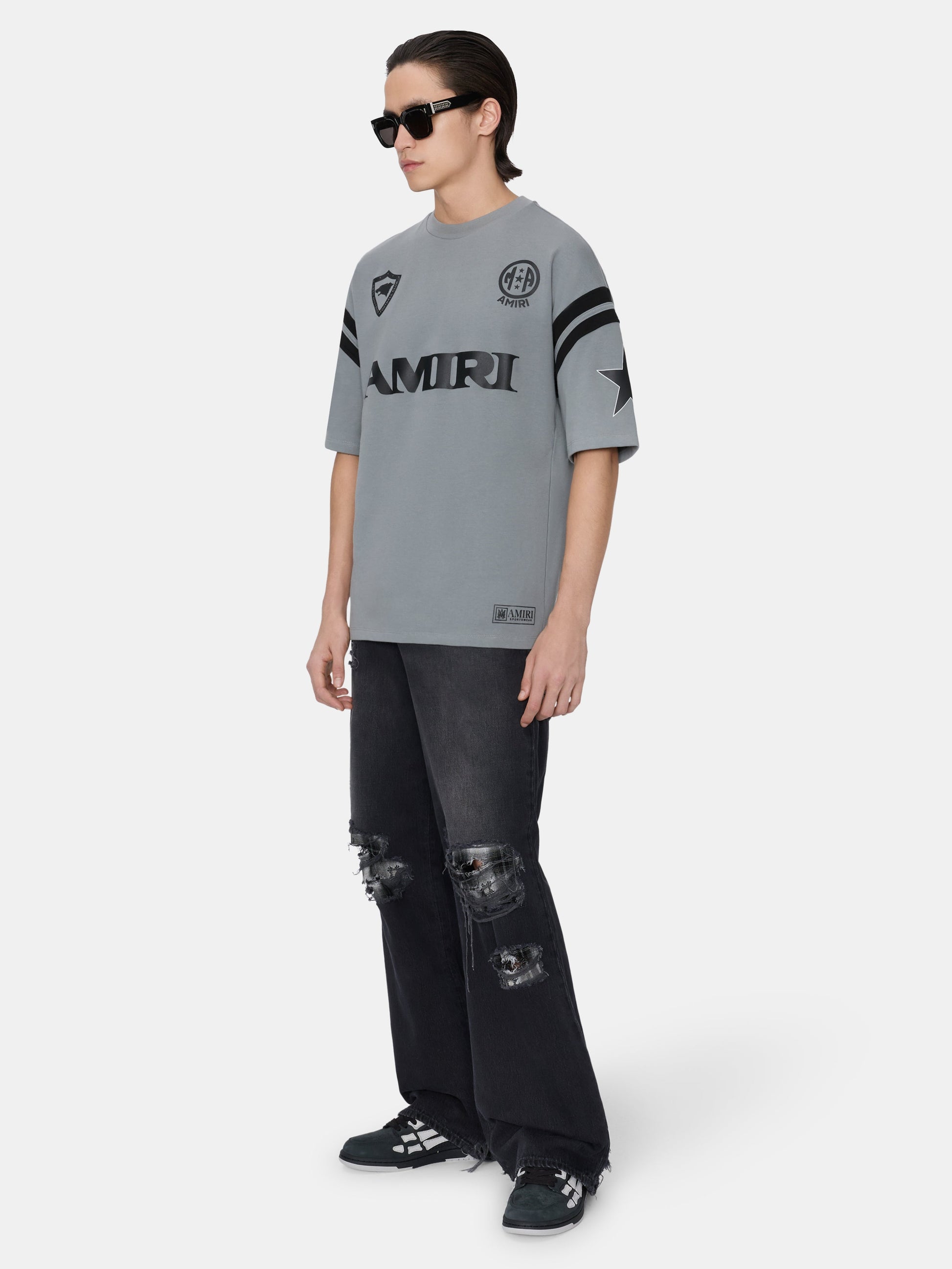 Skate Tee Amiri Sport Oversized Tee - Stone | Amiri Popular Choice