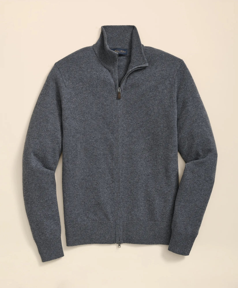 3-Ply Cashmere Full-Zip Cardigan / Brooks Brothers Men