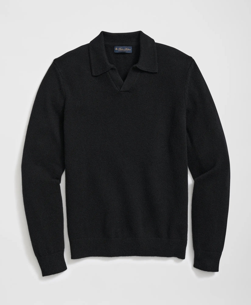 3-Ply Cashmere Jonny Collar Polo Sweater / Brooks Brothers Men