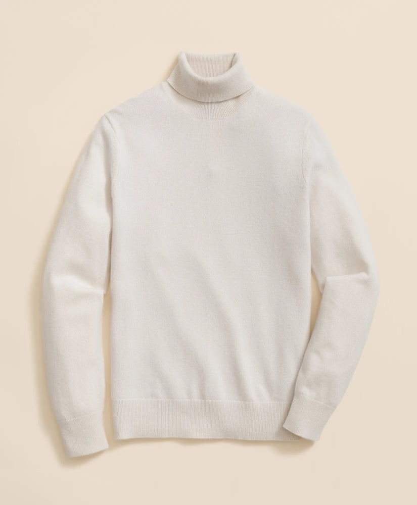 3-Ply Cashmere Turtleneck Sweater / Brooks Brothers Sale