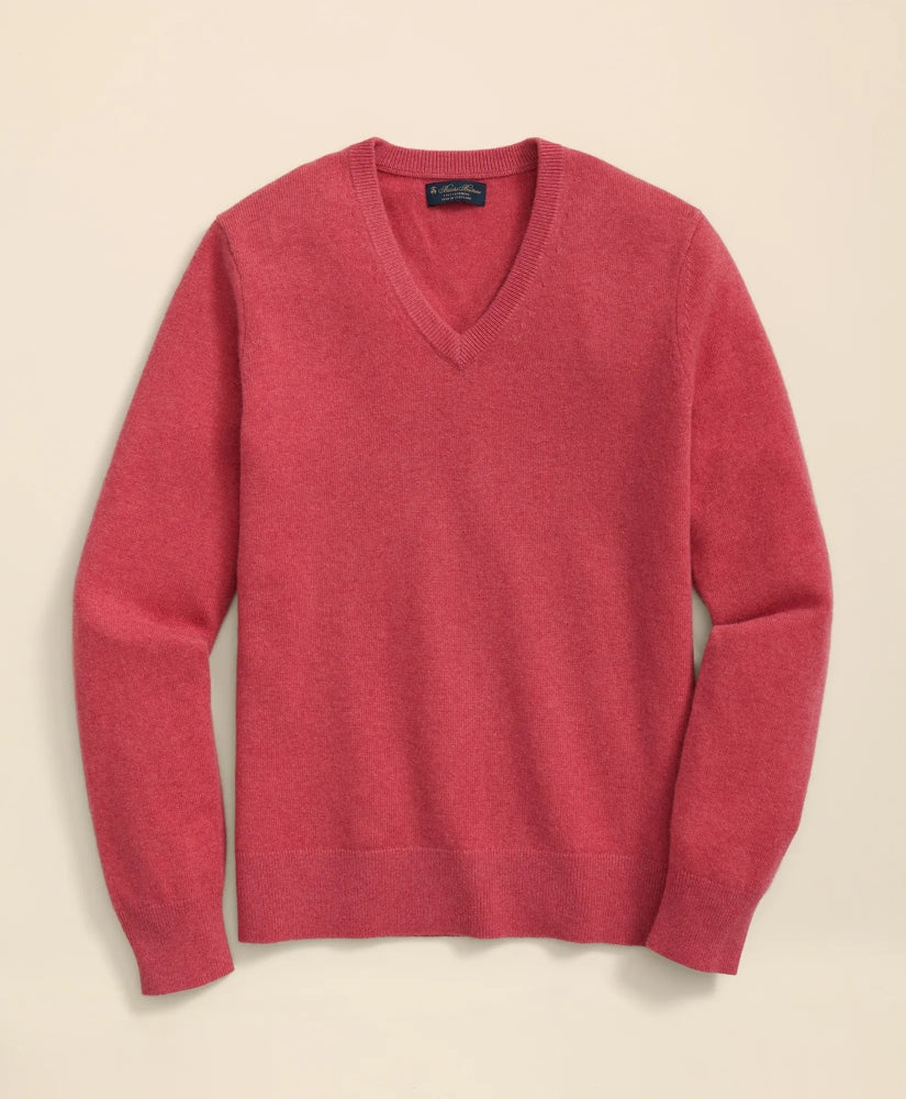 3-Ply Cashmere V-Neck Sweater / Brooks Brothers Men