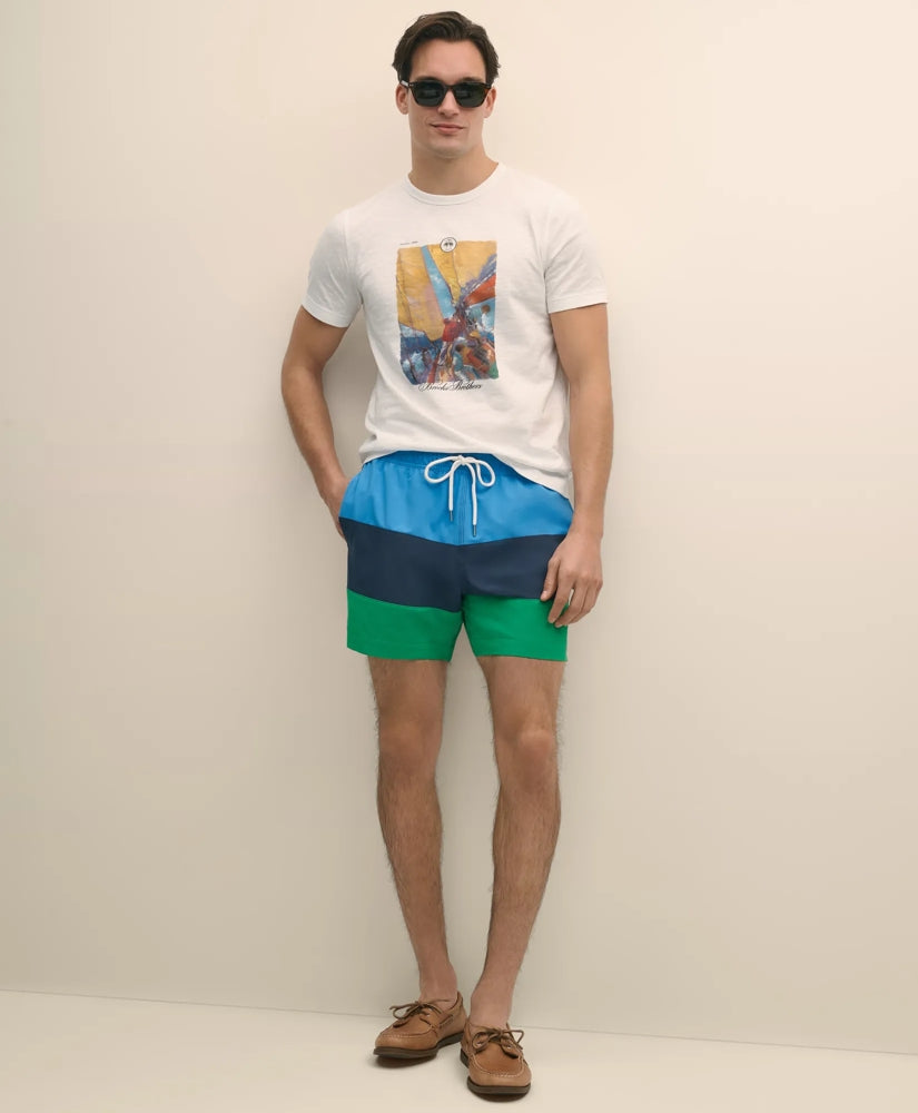 5" Montauk Swim Trunks / Brooks Brothers Sale