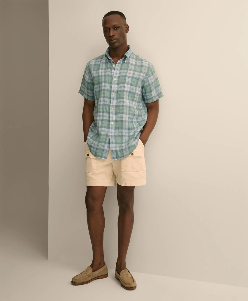 6.5" Cotton Corduroy Camp Shorts / Brooks Brothers Men