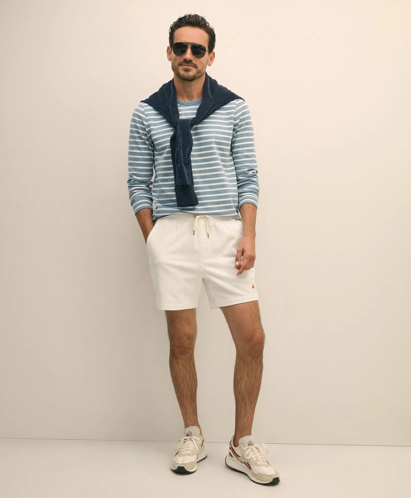 6" Friday Shorts in 8-Wale Cotton Corduroy / Brooks Brothers Men