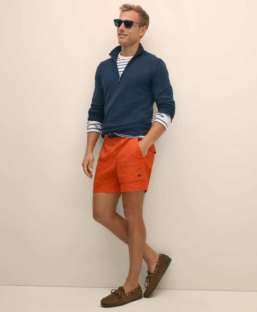 6" Utility Shorts in Cotton Canvas / Brooks Brothers Sale
