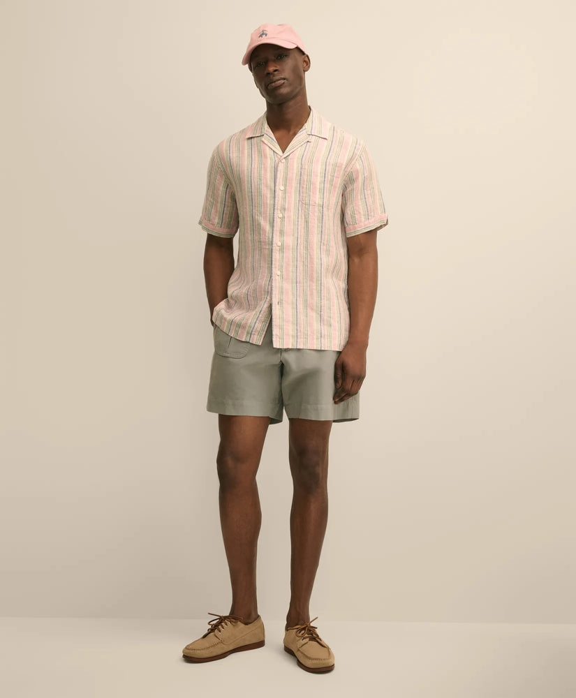 7" Cotton Blend Paratrooper Shorts / Brooks Brothers Men