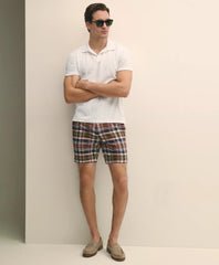 7" Cotton Madras Shorts / Brooks Brothers Sale