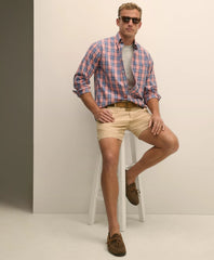 7" Linen Cotton Shorts / Brooks Brothers Sale