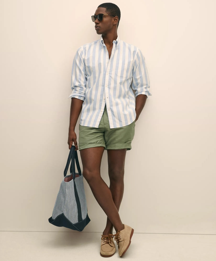 7" Linen Cotton Shorts / Brooks Brothers Sale