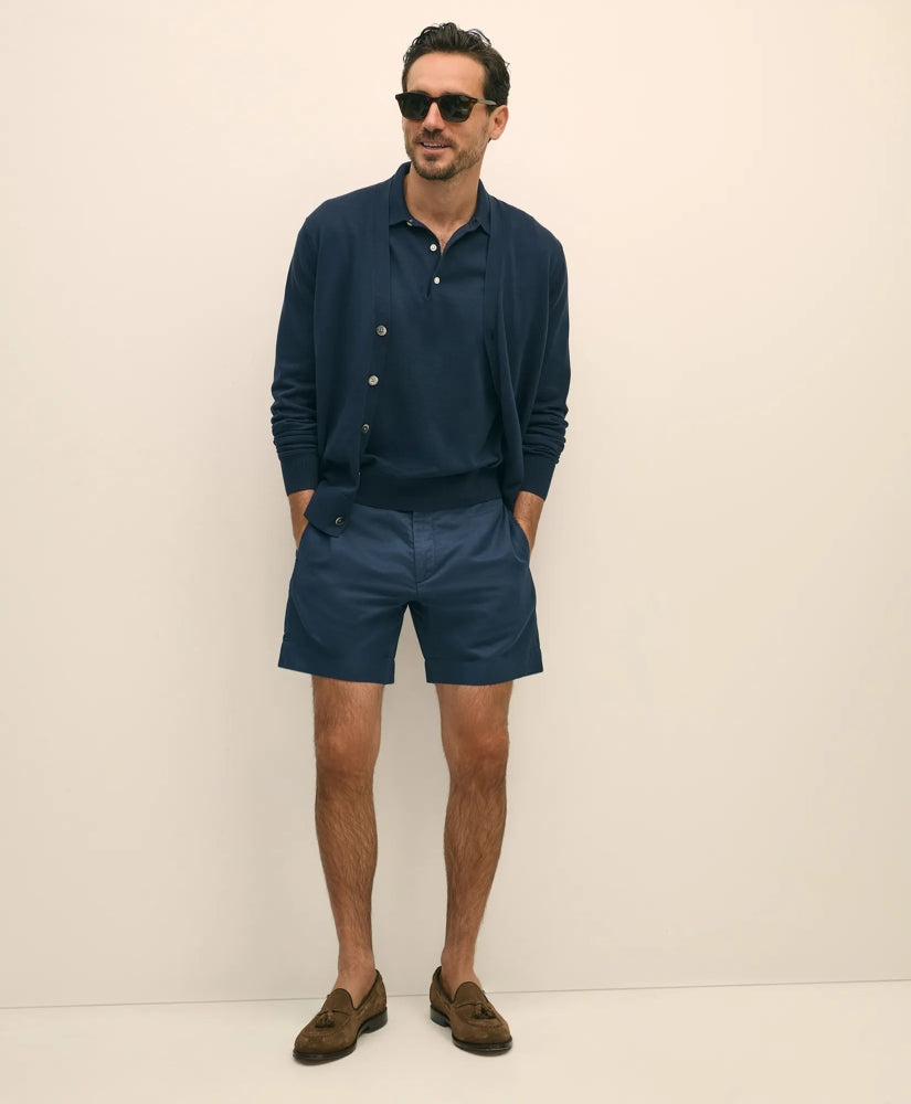 7" Linen Cotton Shorts / Brooks Brothers Sale