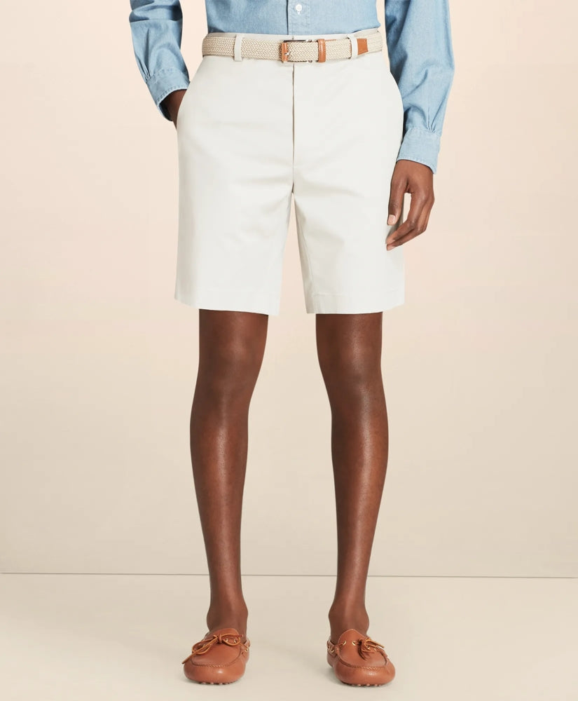 9" Flat Front Advantage Chino / Brooks Brothers Sale
