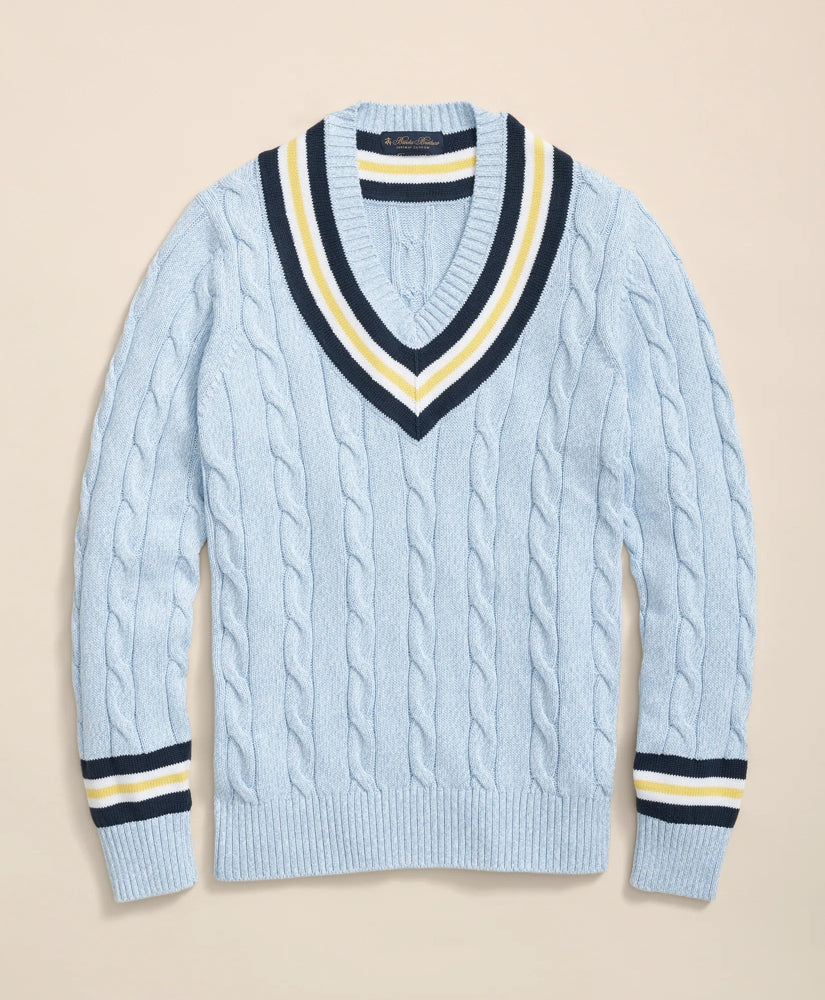 Archive Tennis Sweater in Supima / Brooks Brothers Men