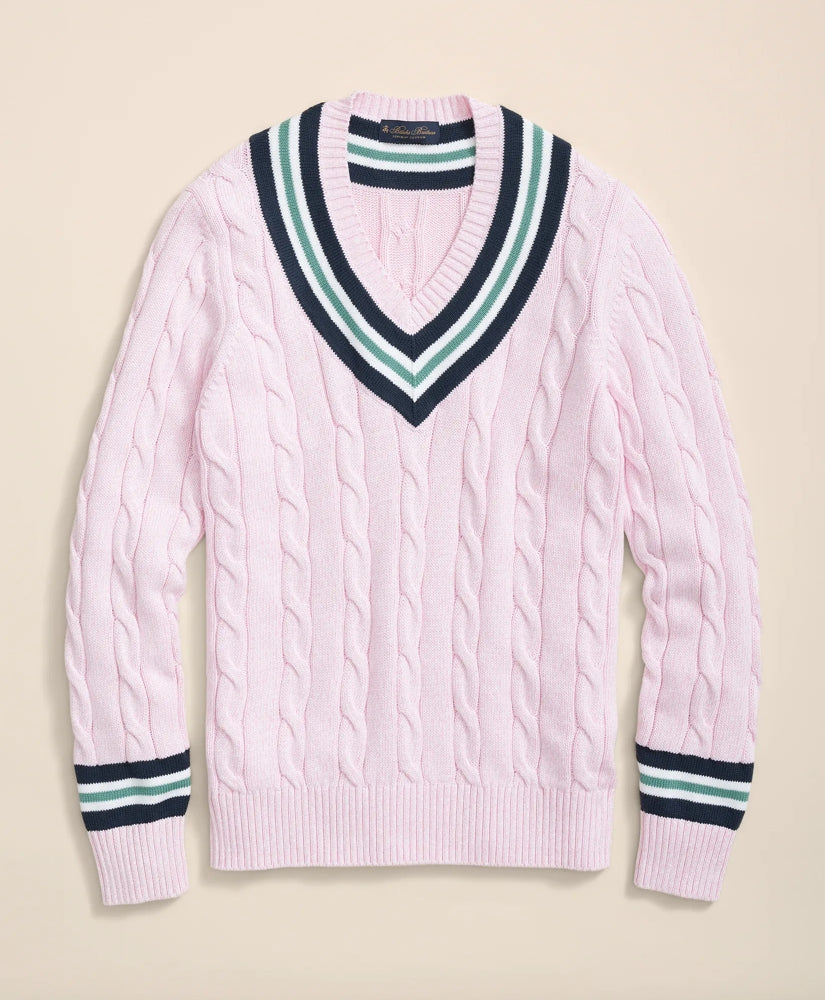 Archive Tennis Sweater in Supima / Brooks Brothers Men