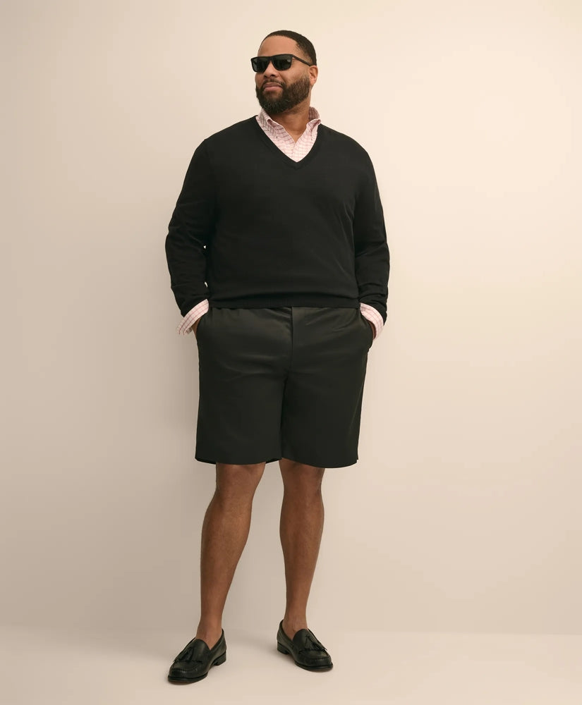 Big & Tall 10" Flat Front Stretch Advantage Chino / Brooks Brothers Men