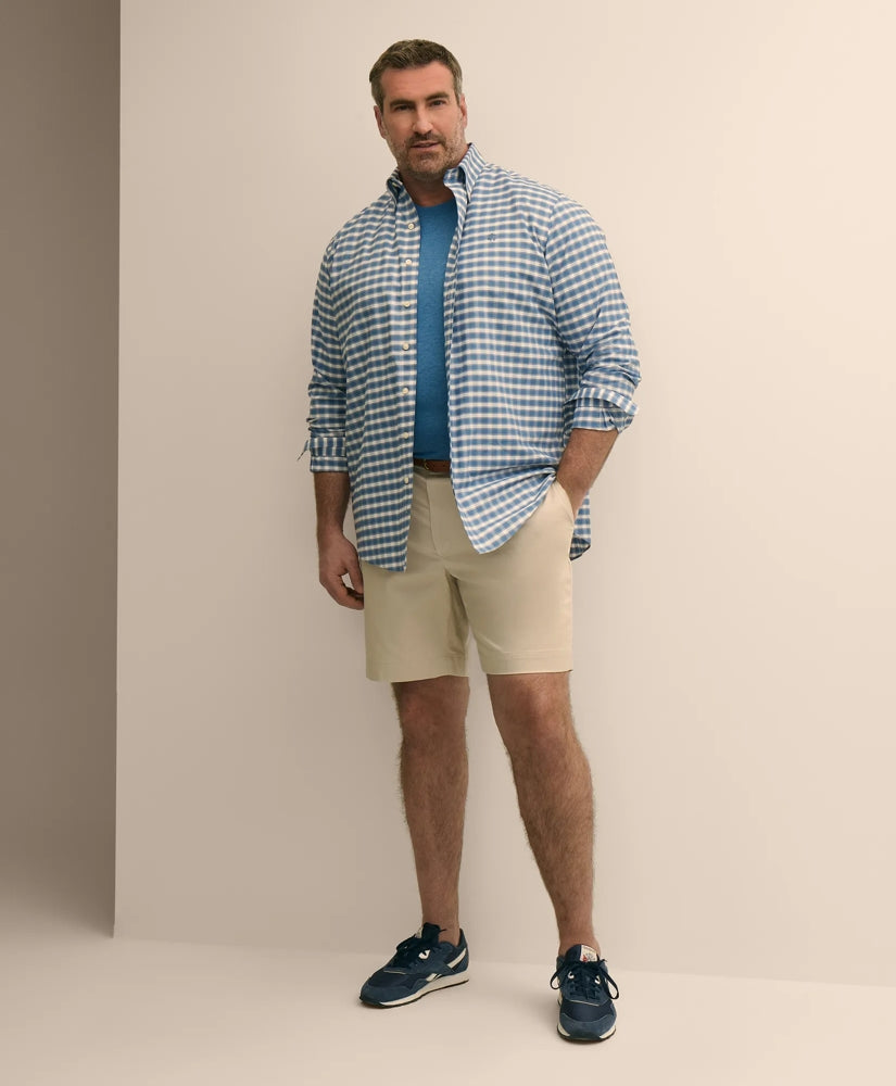 Big & Tall 10" Flat Front Stretch Advantage Chino / Brooks Brothers Men