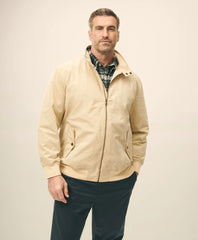 Big & Tall Bomber Jacket in Cotton Blend / Brooks Brothers Men