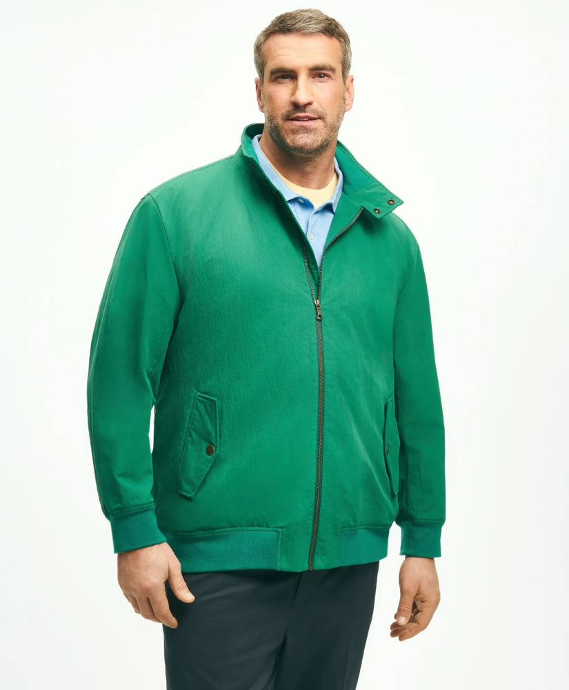 Big & Tall Bomber Jacket in Cotton Blend / Brooks Brothers Men