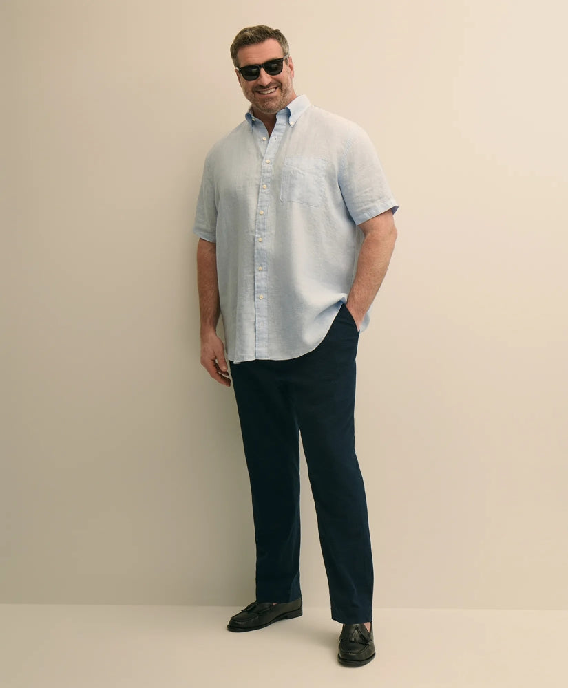 Big & Tall Cotton Seersucker Pants / Brooks Brothers Men