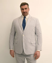 Big & Tall Cotton Seersucker Sport Coat / Brooks Brothers Men