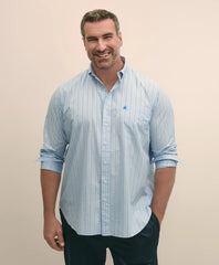 Big & Tall Friday Shirt, Poplin Stripes / Brooks Brothers Sale