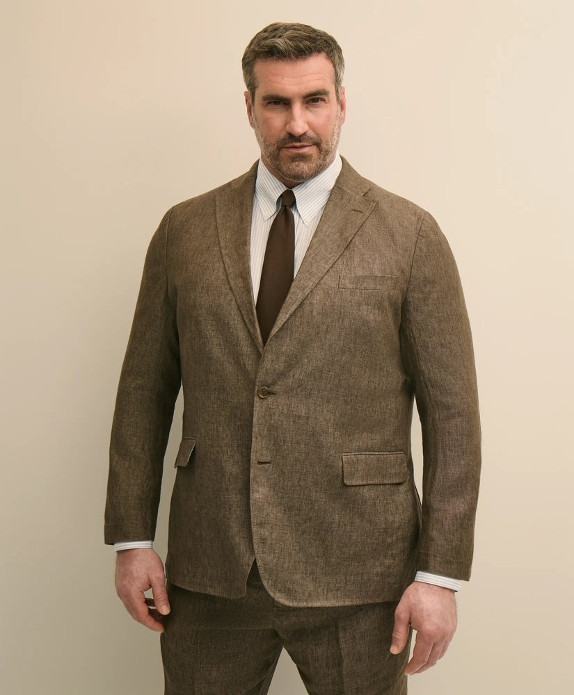 Big & Tall Linen Suit Jacket / Brooks Brothers Men