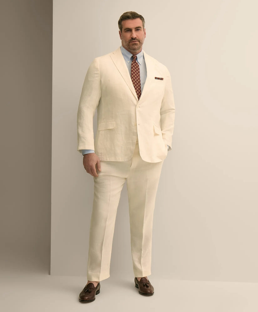 Big & Tall Linen Suit Pants / Brooks Brothers Men