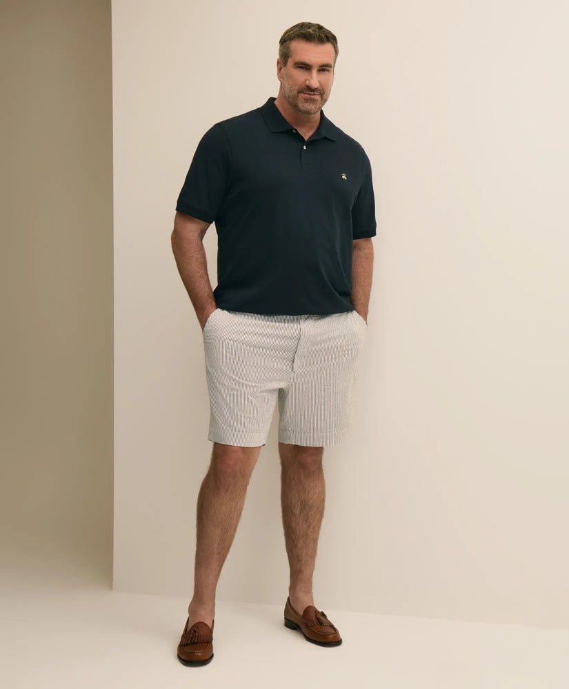 Big & Tall Stretch Cotton Seersucker Shorts / Brooks Brothers Men