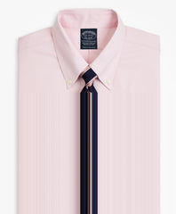 Big & Tall Stretch Dress Shirt, Non-Iron Pinpoint Button-Down Collar / Brooks Brothers Shirts