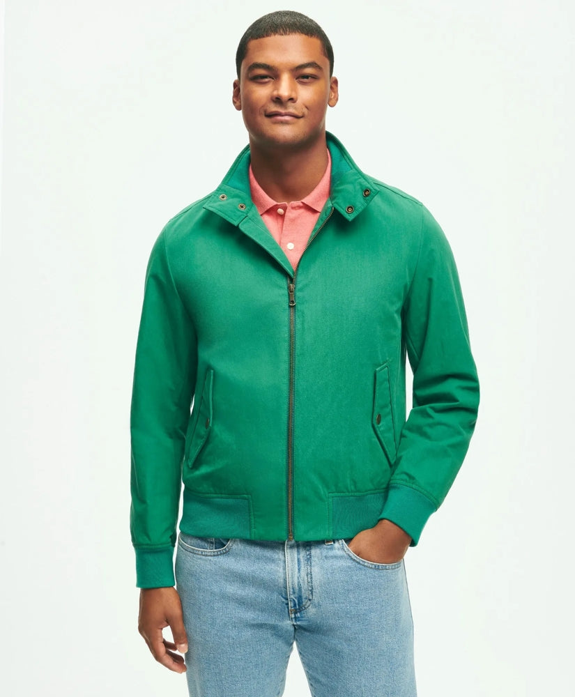 Bomber Jacket in Cotton Blend / Brooks Brothers Men
