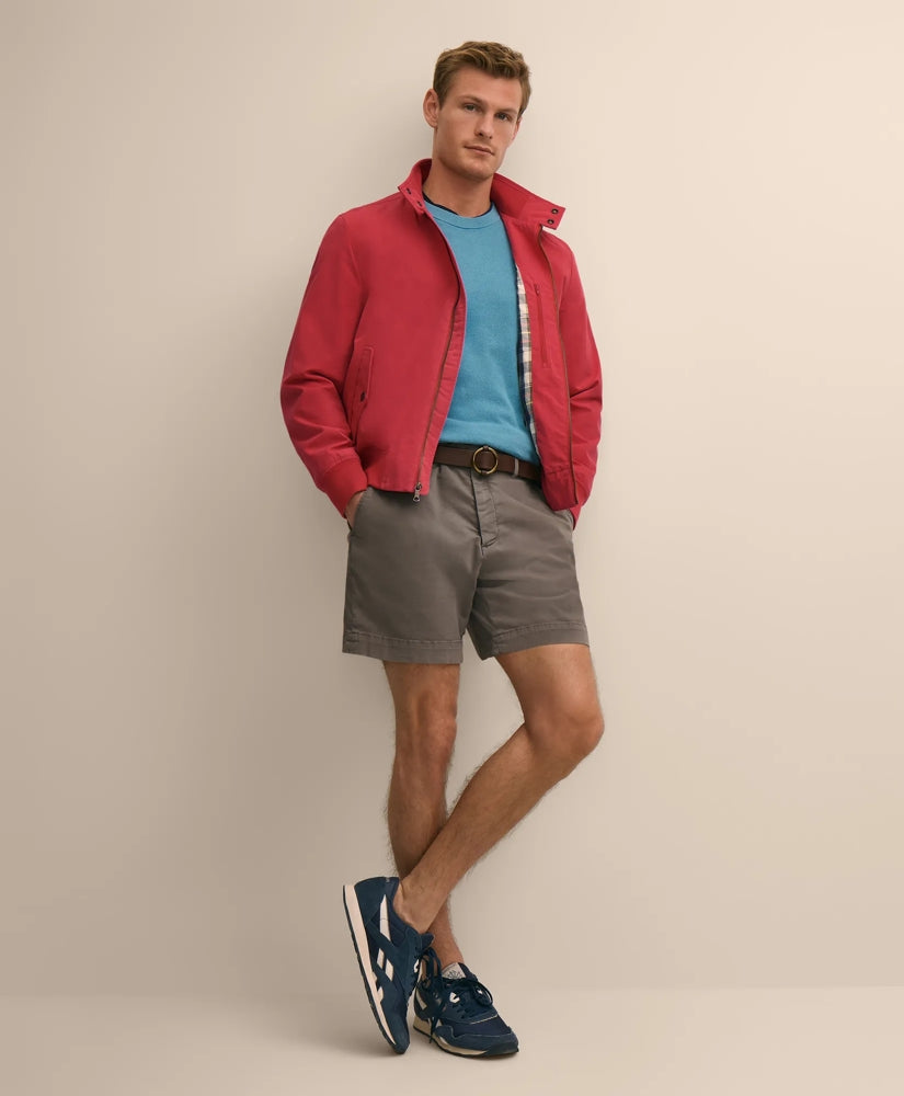 Bomber Jacket in Cotton Blend / Brooks Brothers Men