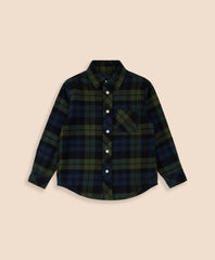 Boys Cotton Brushed Flannel Shirt / Brooks Brothers Boys
