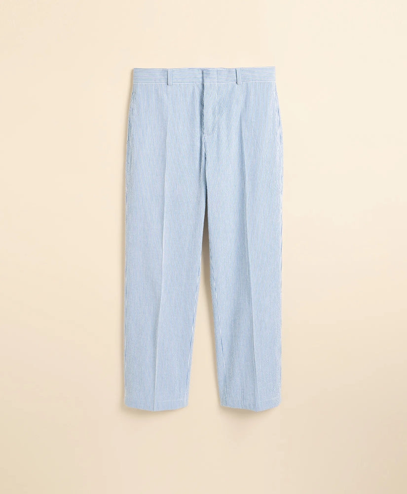 Boys Junior Stretch Cotton Seersucker Suit Pants / Brooks Brothers Boys