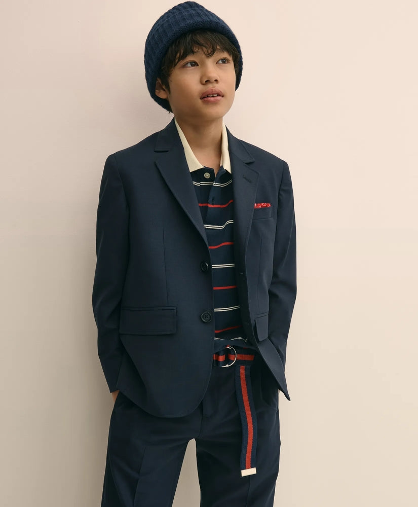 Boys Junior Two-Button Wool Suit Jacket / Brooks Brothers Boys