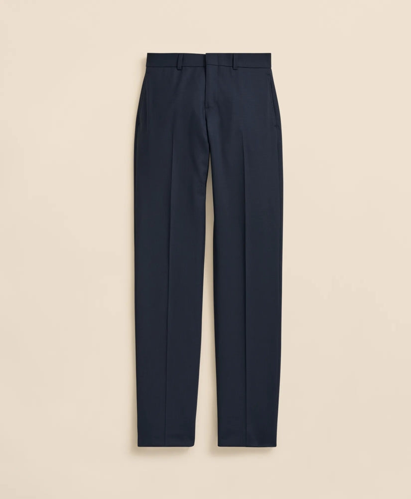 Boys Prep Plain-Front Wool Suit Pants / Brooks Brothers Boys
