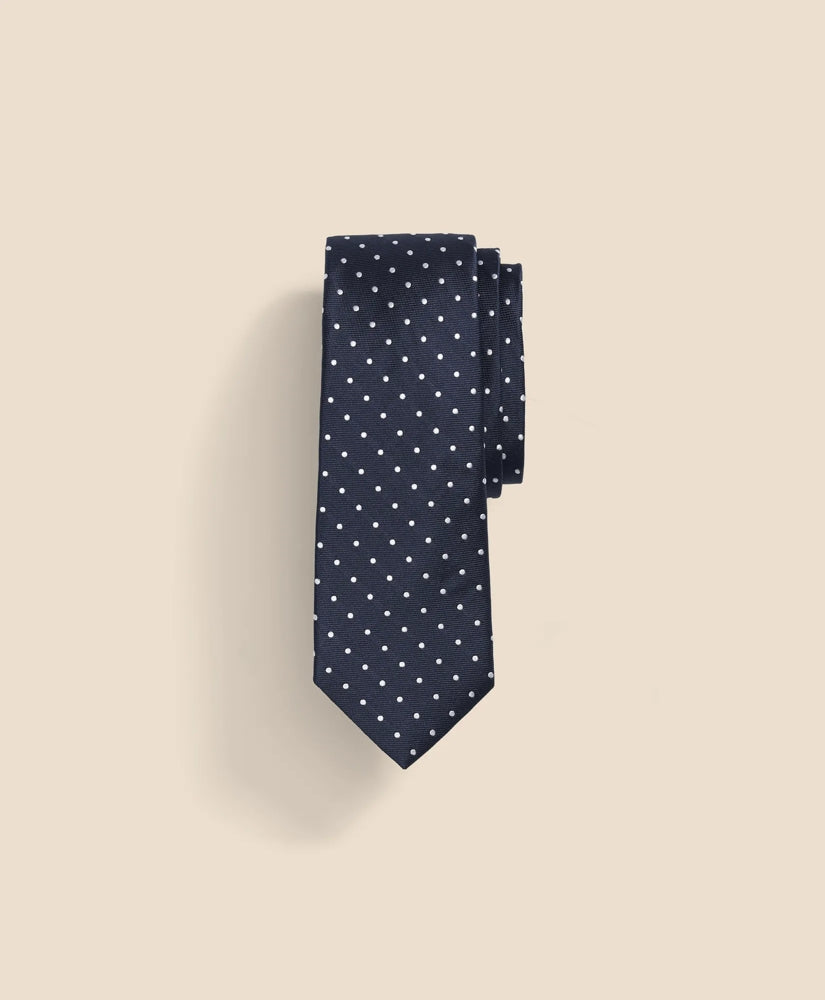 Boys Silk Dot Tie / Brooks Brothers Boys