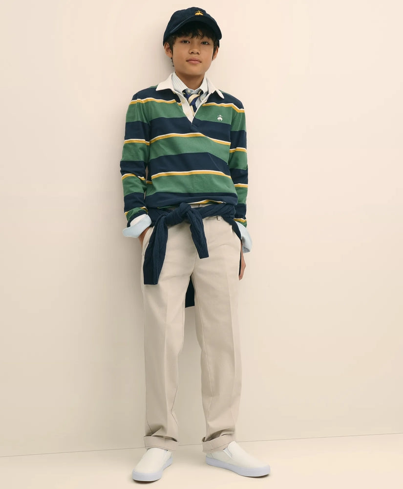 Boys Stretch Cotton Twill Advantage Chino / Brooks Brothers Boys