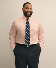 Brooks Brothers Explorer Collection Big & Tall Non-Iron Broadcloth Ainsley Collar, Gingham Dress Shirt / Brooks Brothers Men