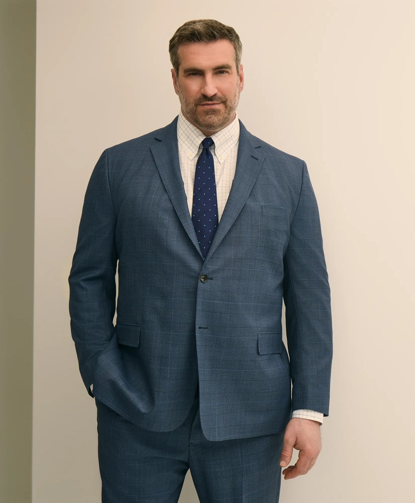 Brooks Brothers Explorer Collection Big & Tall Wool Overcheck Suit Jacket / Brooks Brothers Men