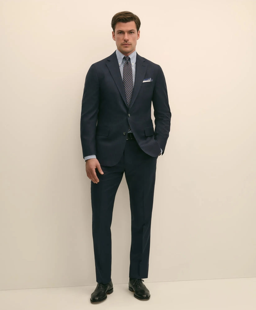 Brooks Brothers Explorer Collection Classic Fit Wool Bold Stripe Suit Pants / Brooks Brothers Sale