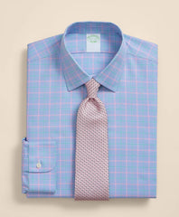 Brooks Brothers Explorer Collection Non-Iron Twill Ainsley Collar, Check Dress Shirt / Brooks Brothers Men