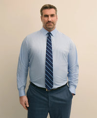 Brooks Brothers Explorer Collection Non-Iron Broadcloth Ainsley Collar, Gingham Plaid Dress Shirt / Brooks Brothers Shirts