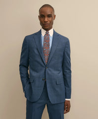 Brooks Brothers Explorer Collection Slim Fit Wool Overcheck Suit Jacket / Brooks Brothers Men