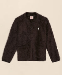 Brooks Brothers x Brain Dead Brushed Cashmere Embroidered Emblem Polo Sweater / Brooks Brothers Men