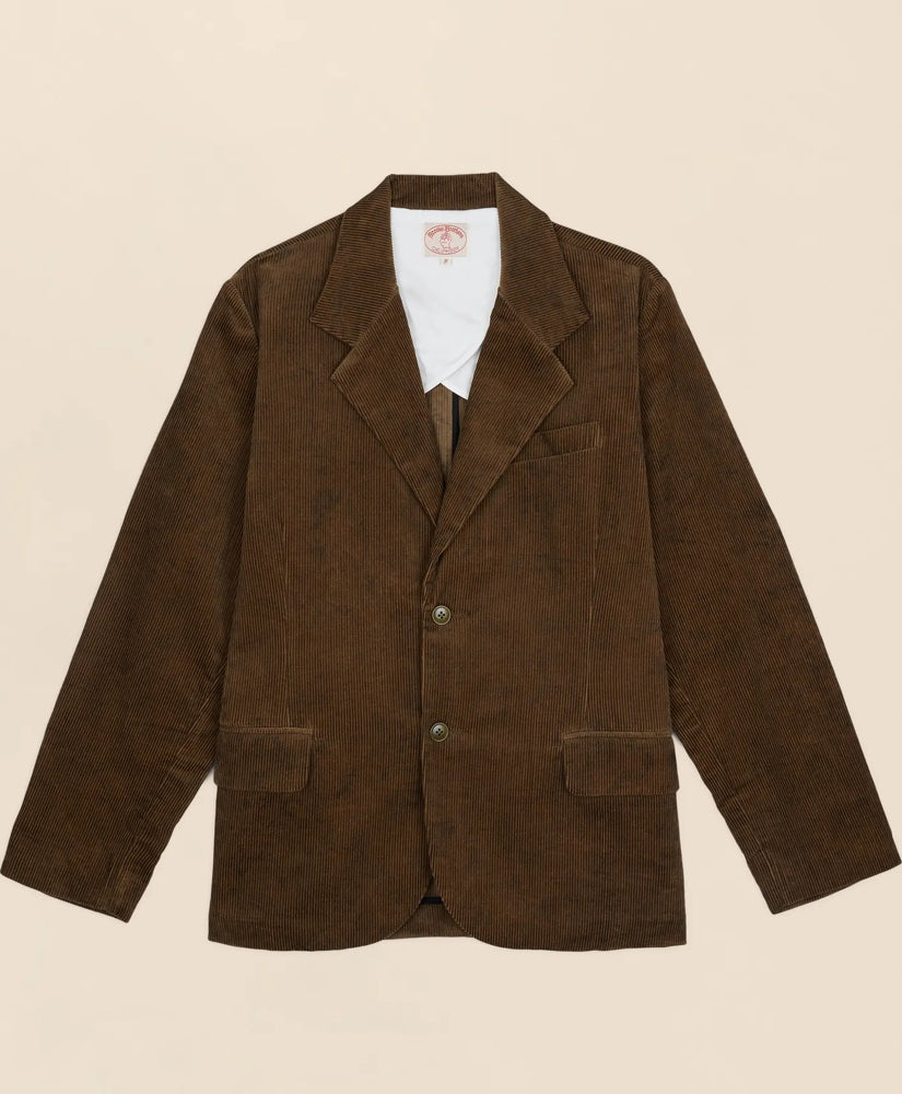 Brooks Brothers x Brain Dead Cotton Corduroy Embroidered Emblem Suit Jacket / Brooks Brothers Men