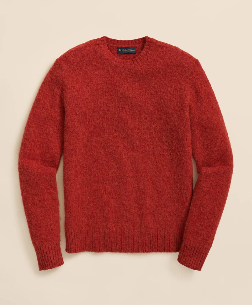 Brushed Wool Crewneck Sweater / Brooks Brothers Tailored