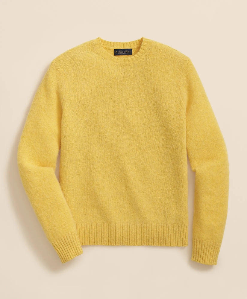 Brushed Wool Crewneck Sweater / Brooks Brothers Tailored